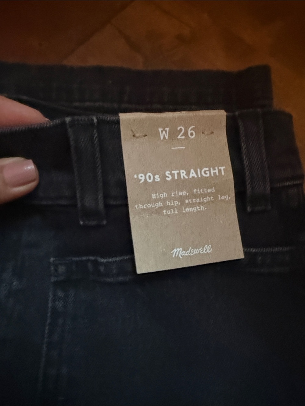 NWT Madewell 90’s straight jeans - Picture 2 of 5